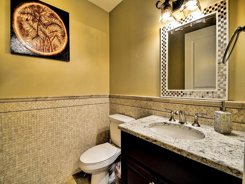 Additional half bath too.